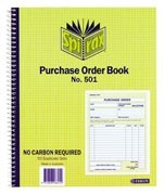 Spirax 501 Purchase Order Book Quarto