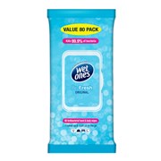 Wet Ones Hand Antibacterial Cleaning Wipes Pack 80
