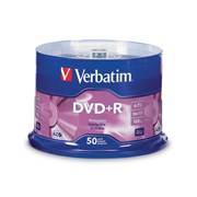 Verbatim 95037 DVDR 16X 47GB Spindle 50
