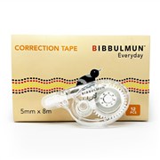 Bibbulmun Correction 5mm x 8m Tape Box 12 pcs1006375
