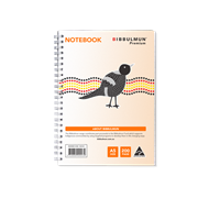 Bibbulmun Spiral Notebook 7MM A5 300 Pages Side Bound Ruled 34310600