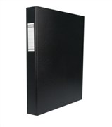 Bantex 1267410 Binder A3 4 DRing 38mm Portrait PP Black 100851423