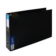 Bantex 1468410 Binder A3 4 DRing 65mm Landscape PP Black 100851531