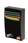 Marbig 86200B Organiser Desktop Angled Wood 12 Tier Black