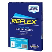 Olympic 198699 Laser Labels 991 x 139mm 4up Box 100