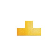 Durable 170004CM Floor Marking Shaped T Yellow Pack 10