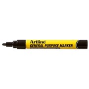 Artline 195101B General Purpose Permanent Marker Bullet 15mm Black Box 12