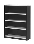 Aspire Bookcase 900W x 315D x 1200H mm White Ironstone