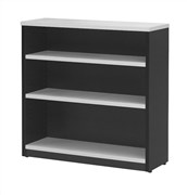 Aspire Bookcase 900W x 315D x 900H mm White Ironstone