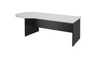 Aspire P End Desk 2100W x 900 x 1050D x 730H mm White Ironstone