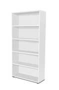 Bookcase 900W x 320D x 1800H mm Natural White
