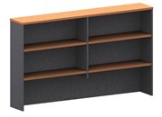 Aspire Hutch 1200W x 315D x 1075H mm Beech Ironstone