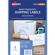 Avery 936089 J8165 Shipping Labels Inkjet 991 x 677mm 8 Per Sheet Pack 50