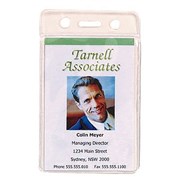 Rexel 9801012 ID Pouch Soft Portrait 64 x 104mm Pack 10