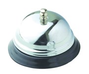 Esselte 30159 Counter Bell Chrome Black