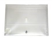 Colby 325A Polywally A4 Document Wallet Clear