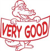Staedtler 9SHS0212 Shiny Merit Stamp Crocodile Very Good Red
