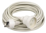 Jackson PEXT10M Extension Lead General Duty 10m White