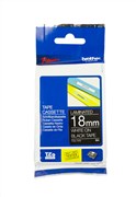 Brother TZE345 PTouch Tape White on Black 18mm