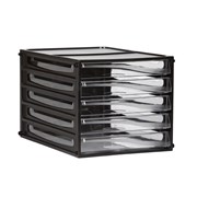 Esselte 49775 Desktop Filing 5 Drawers A4 Black