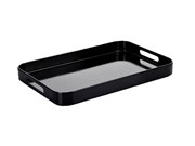 Connoisseur Large Melamine Tray with Handles Black