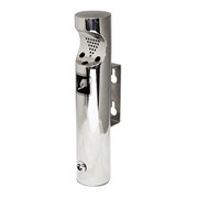 Compass 765226 Smokers Bin Wall Mounted Cylindrical Stainless Steel