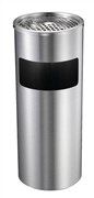 Compass 761250 Lobby Bin with Ashtray 10L Stainless Steel