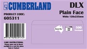 Envelope 140091 Tudor Peel  Seal DLX 120 x 235mm Wallet White Box 500 7162U