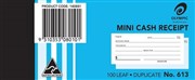 Olympic 613 Carbon Duplicate Cash Receipt Book 125 x 50mm