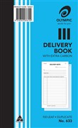 Olympic 633 Carbon Duplicate Delivery Book 125 x 200mm
