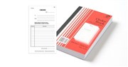 Olympic 639 Carbon Triplicate Order Book 125 x 200mm