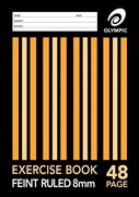 Olympic 140736 Exercise Book 48 Page Stapled 175 x 225mm 8mm Ruled