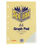 Spirax 801 Graph Pad A4 1mm 25 Leaf