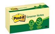 Post It Notes 655 RP Canary 76 x 127mm Yellow Pack 12