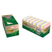 Post It Notes 654 24RP AP 76 x 76mm Recycled Sweet Sprinkle Pack 24