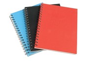 Spirax 512 Hard Cover Notebook A4 200 Page Black