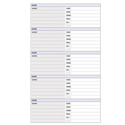 Debden Dayplanner Refill PR2002 TelephoneAddress Personal