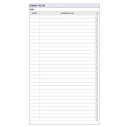 Debden Dayplanner Refill PR2006 Things To Do Personal