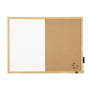 Quartet Combo Whiteboard Corkboard Pine Frame 900 x 600mm