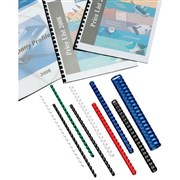 Fellowes Plastic Combs 19mm Black Box 100