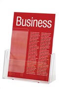 Esselte 31041 Brochure Holder A4 Single Tier Free Standing Clear
