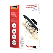 Fellowes 53075 Laminating Pouches A3 Gloss 125 Micron Pack 100
