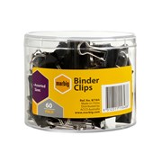 Marbig 87184 Assorted Foldback Clips Tub 60