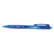 Aspire 1782 Retractable Ballpoint Pen Medium Blue Box 12