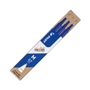 Pilot Frixion Ball Pro and Clicker Refill 07mm Fine Blue Pack 3