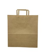 Carry Bag Brown with Fold Up Handle 340 x 320 x 145mm