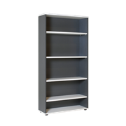 Bookcase 1800mm H x 315mm D x 900mm W White Ironstone