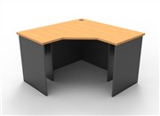 Aspire Corner Unit 900 x 900W x 750D x 730H mm Beech Ironstone