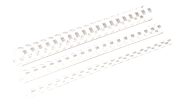 Fellowes 53470 Plastic Combs 16mm White 145 Sheet Capacity Box 100