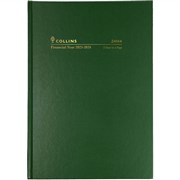 Collins 24M4 Financial Year Diary A4 2 Day To Page 20252026